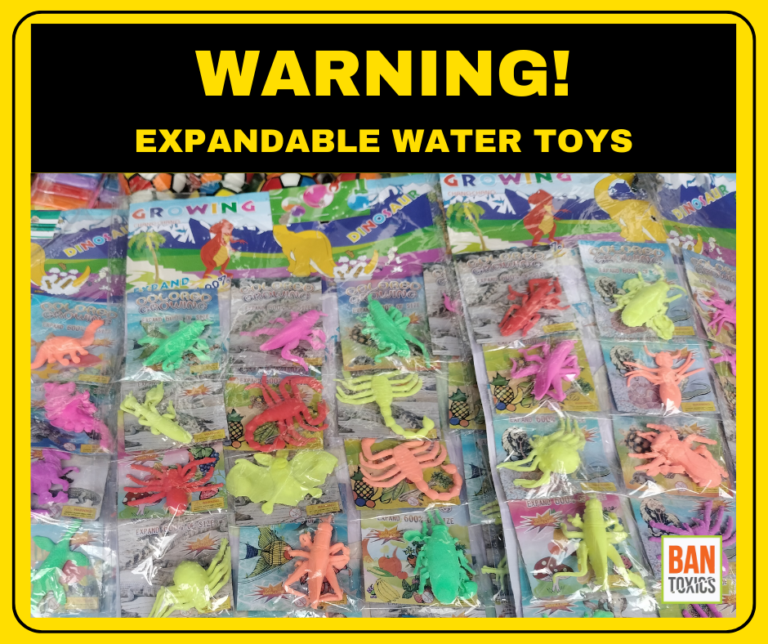 WARNING: Expandable Water Toys Pose Health Risk to Children – BAN Toxics